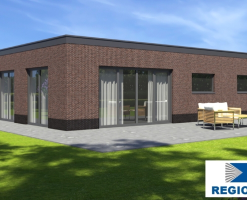 RegioHuis Bungalow type 195, levensloopbestendig en ontworpen voor CPO-projecten. Duurzaam en energiezuinig wonen met modern comfort.03